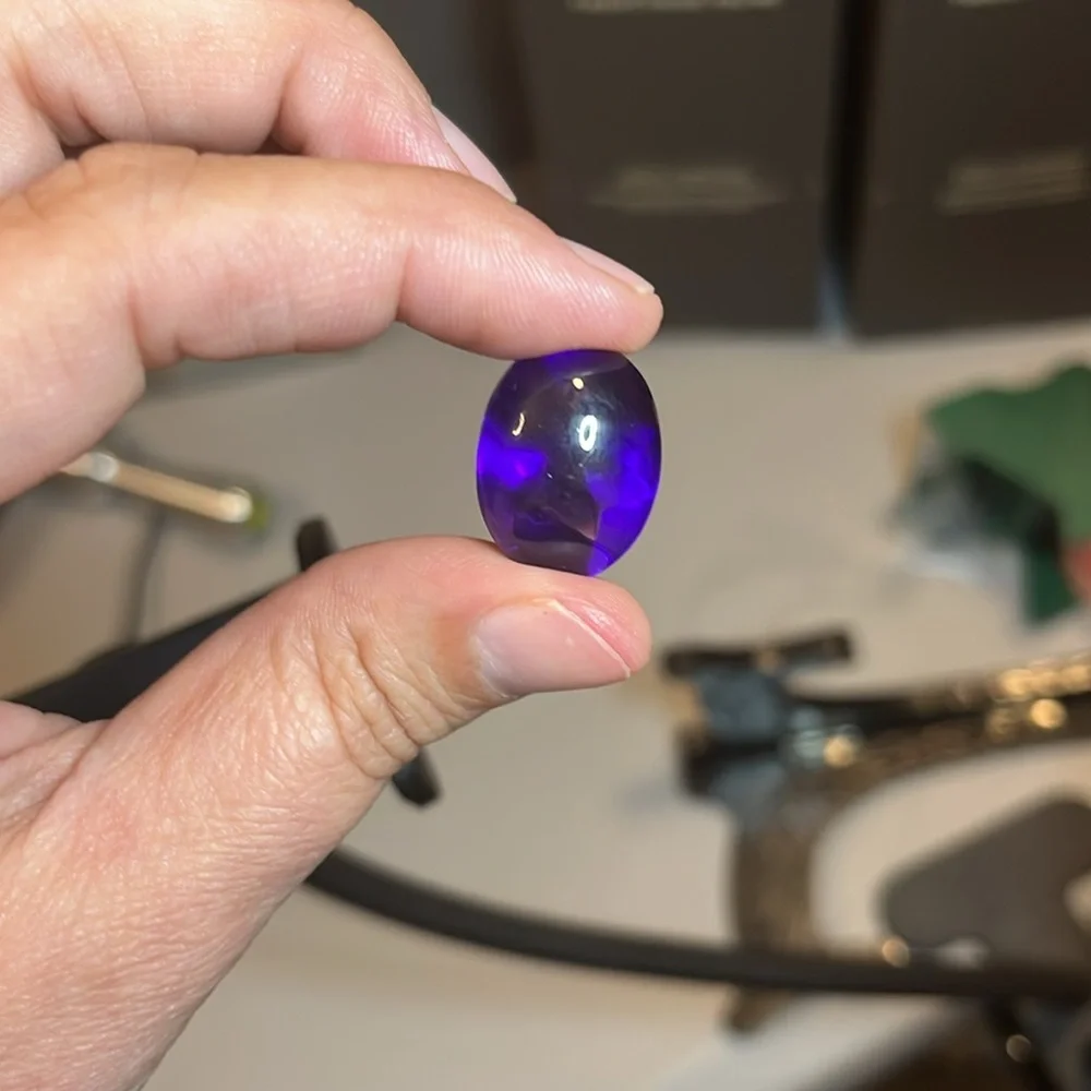 20 carat Amethyst Cut to Mount stone, would make knock-out ring or necklace!